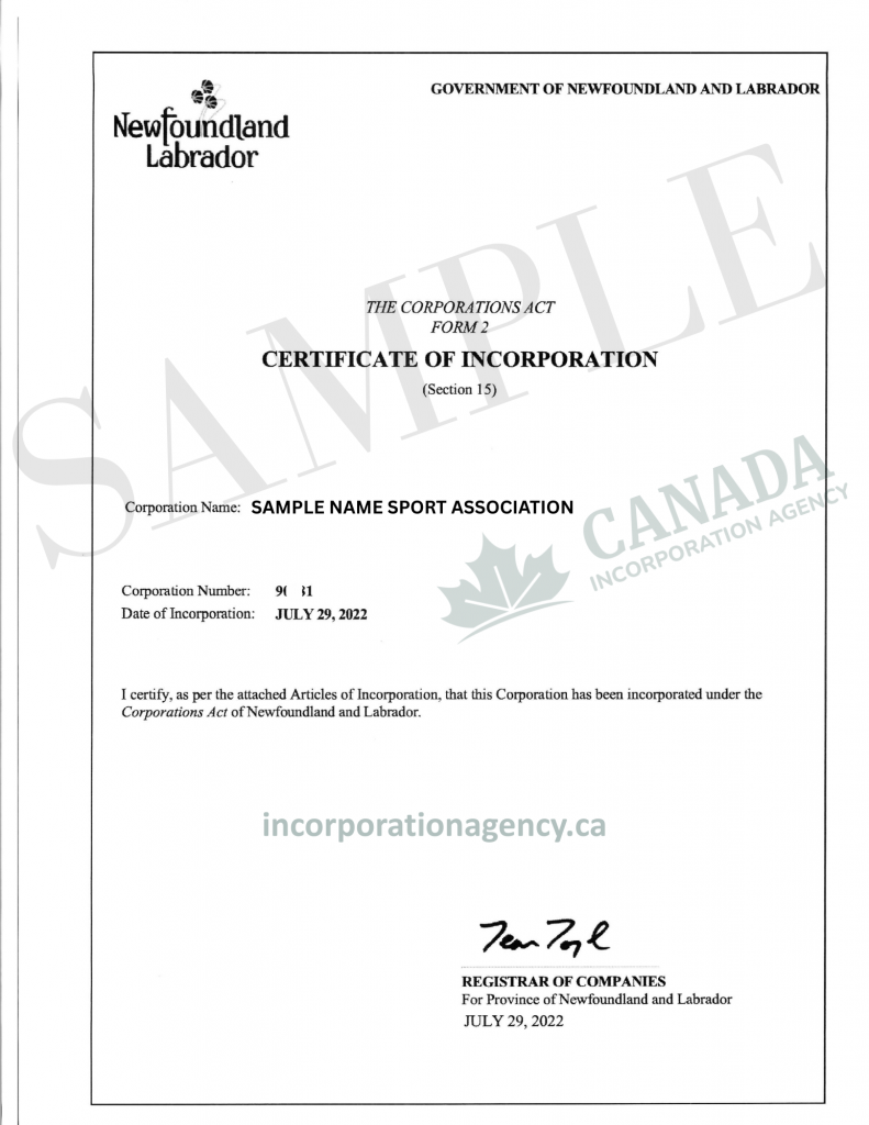 newfoundland non-profit